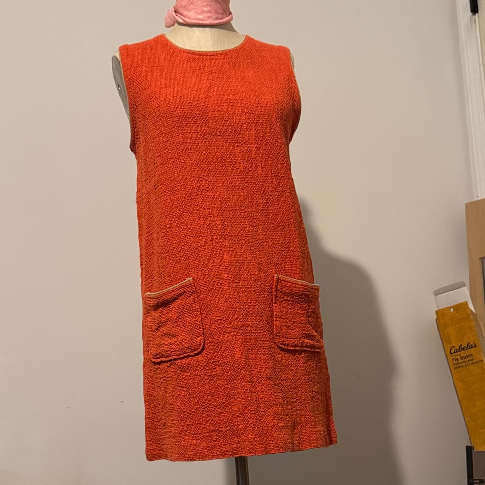 Fossil Vibrant Orange Mini Dress
